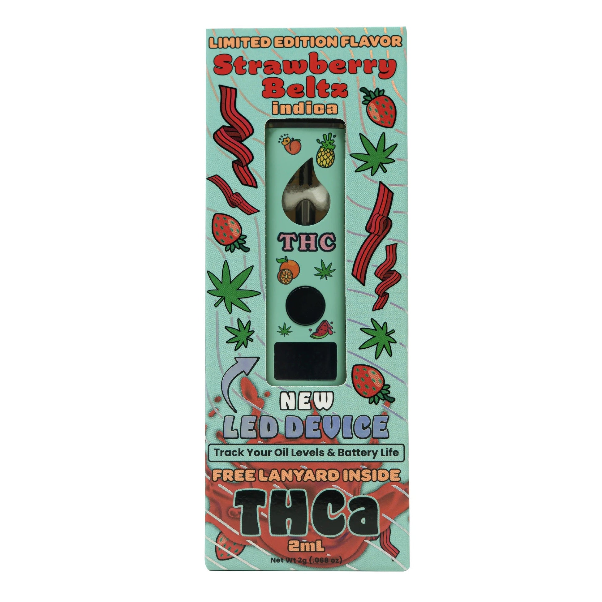 Gold Spectrum Fruity THC-A Vaporizer - 2000mg Strawberry Beltz (I)