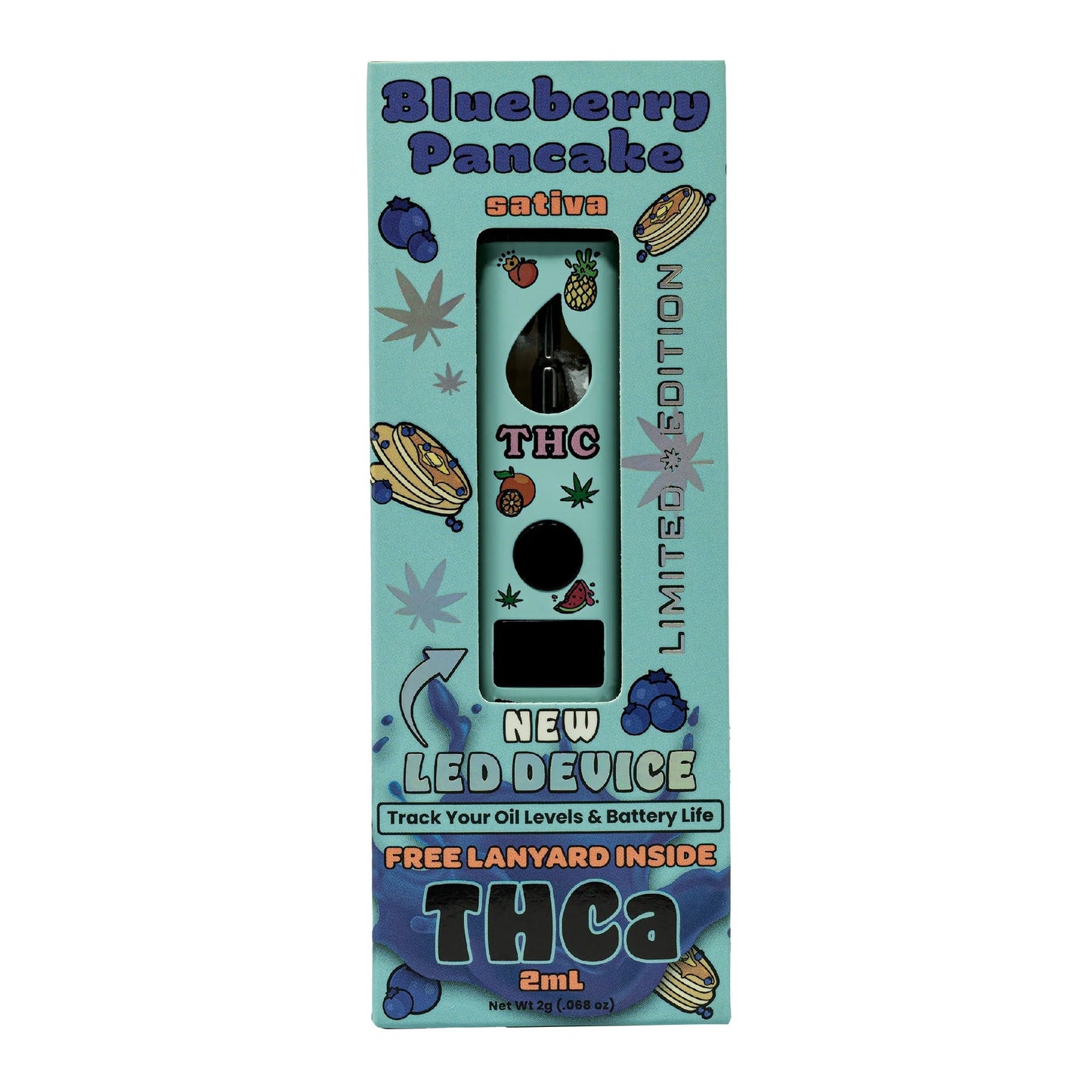 Gold Spectrum Fruity THC-A Vaporizer - 2000mg Blueberry Pancake (S)