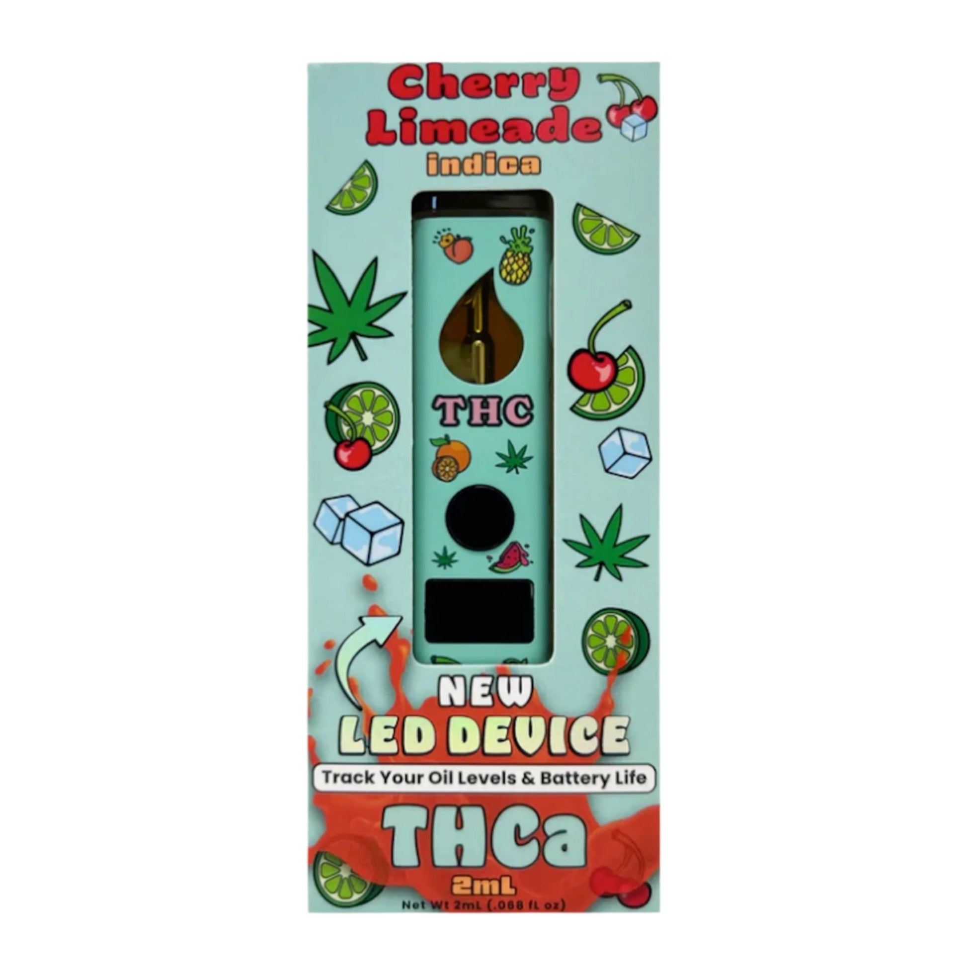 Gold Spectrum Fruity THC-A Vaporizer - 2000mg Cherry Limeade (I)