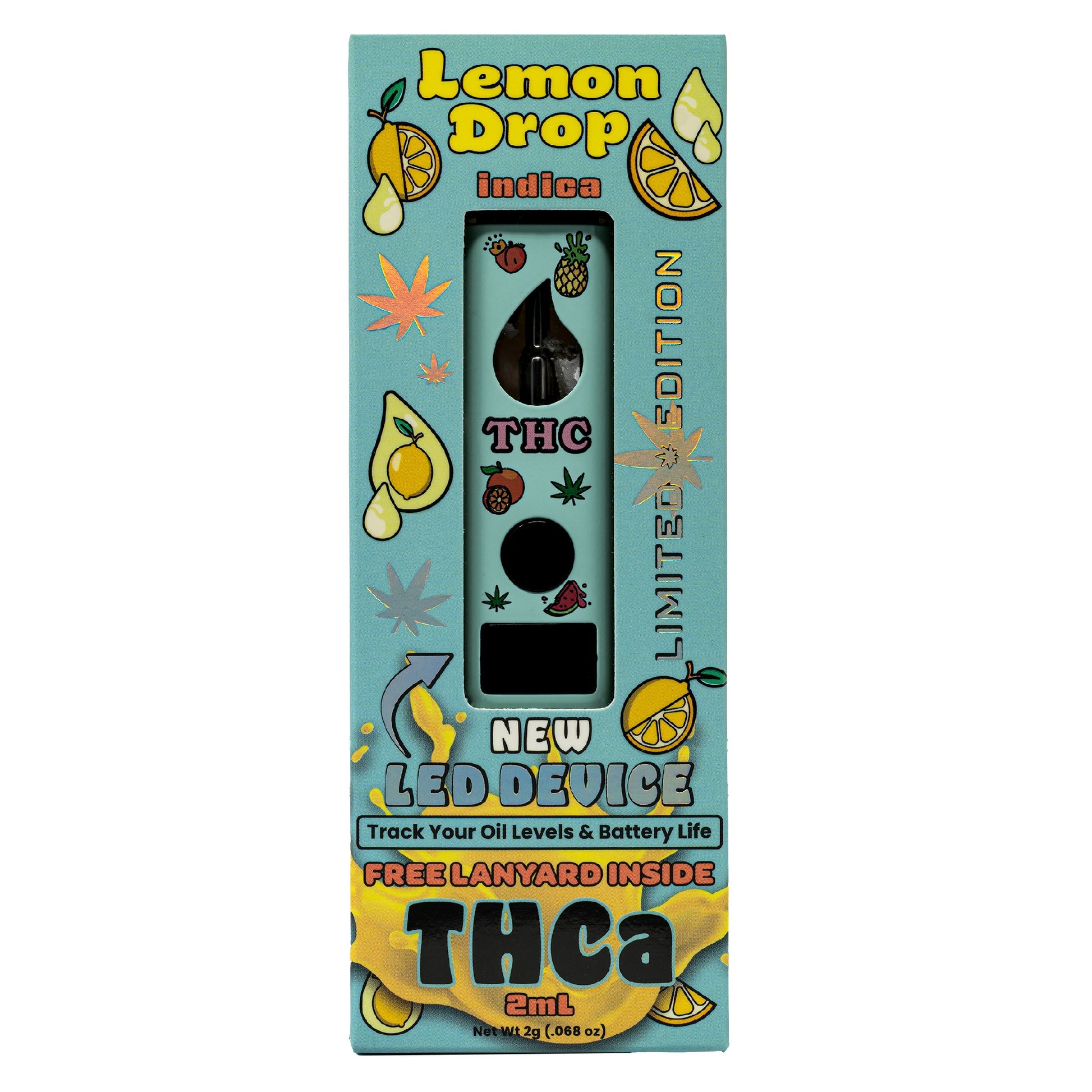 Gold Spectrum Fruity THC-A Vaporizer - 2000mg Lemon Drop (I)