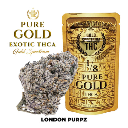 Gold Spectrum Gold Line THCa Flower- 3.5g London Purpz