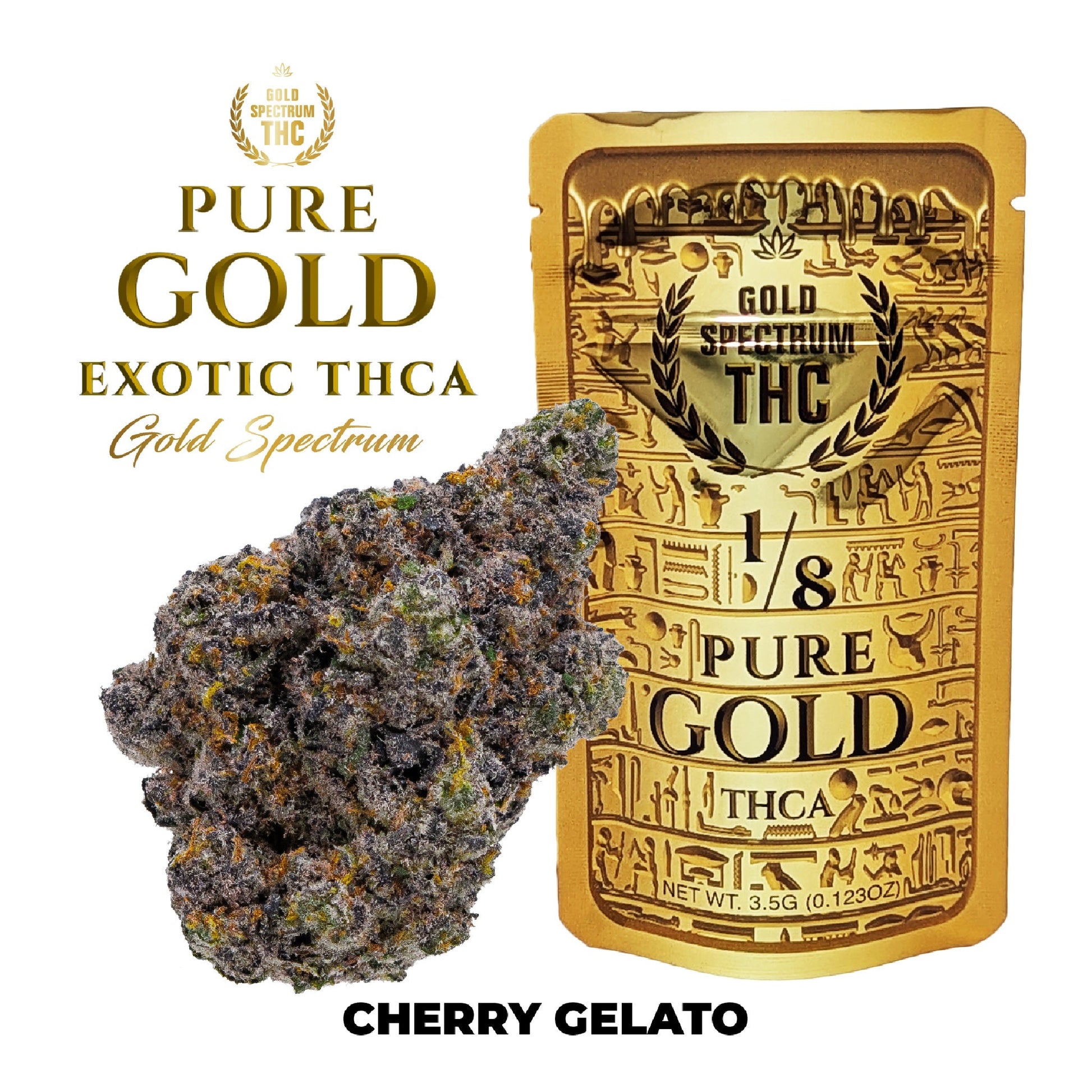 Gold Spectrum Gold Line THCa Flower- 3.5g Cherry Gelato