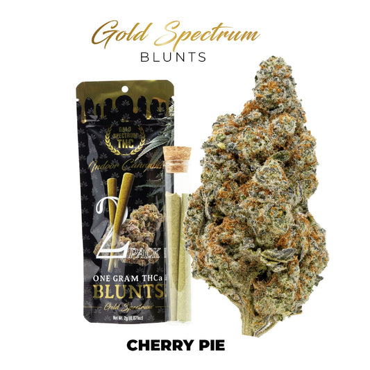 Gold Spectrum THC-A Blunt - 1g (2ct) Cherry Pie (I)