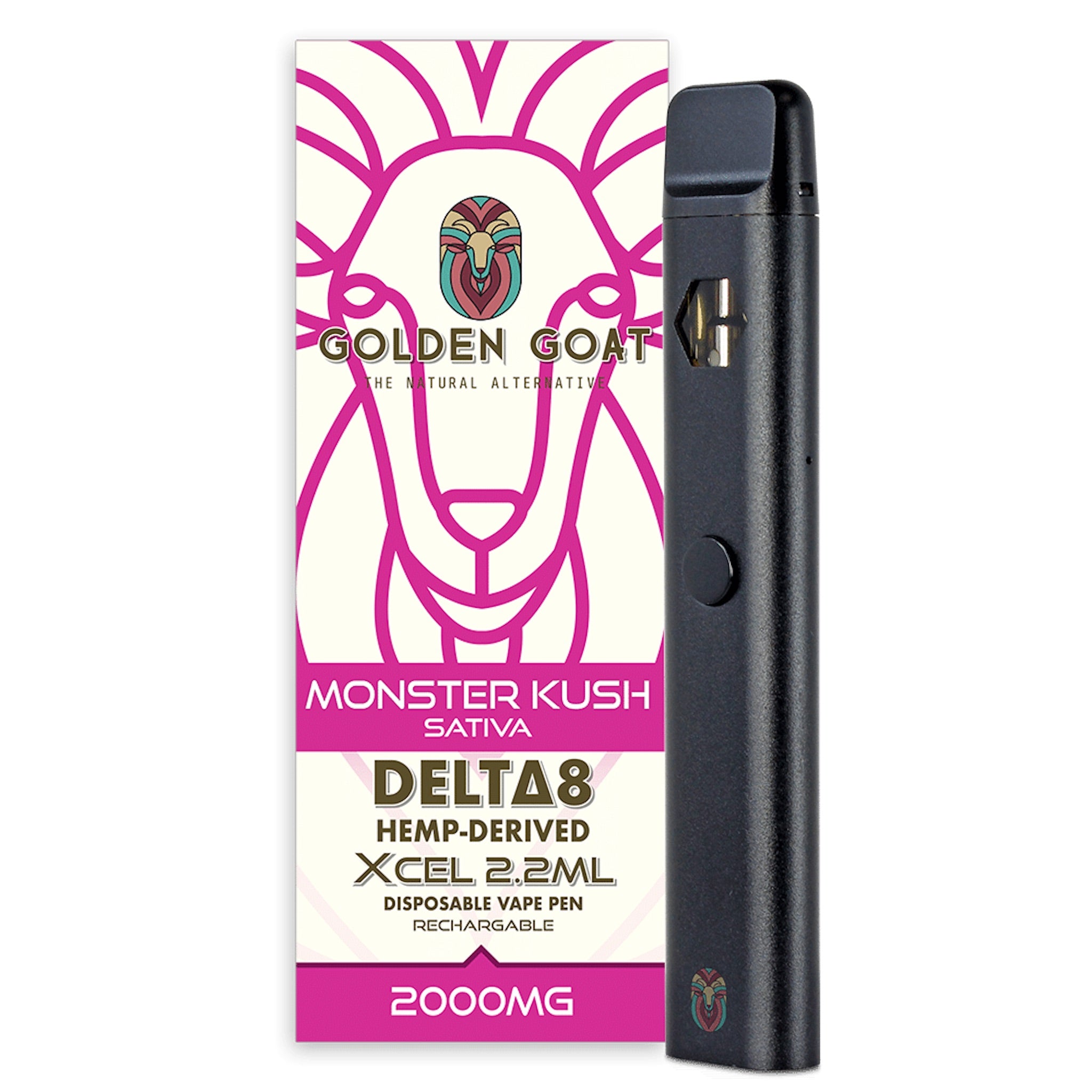 Golden Goat Delta 8 Vaporizer - 2000mg - Everything 420
