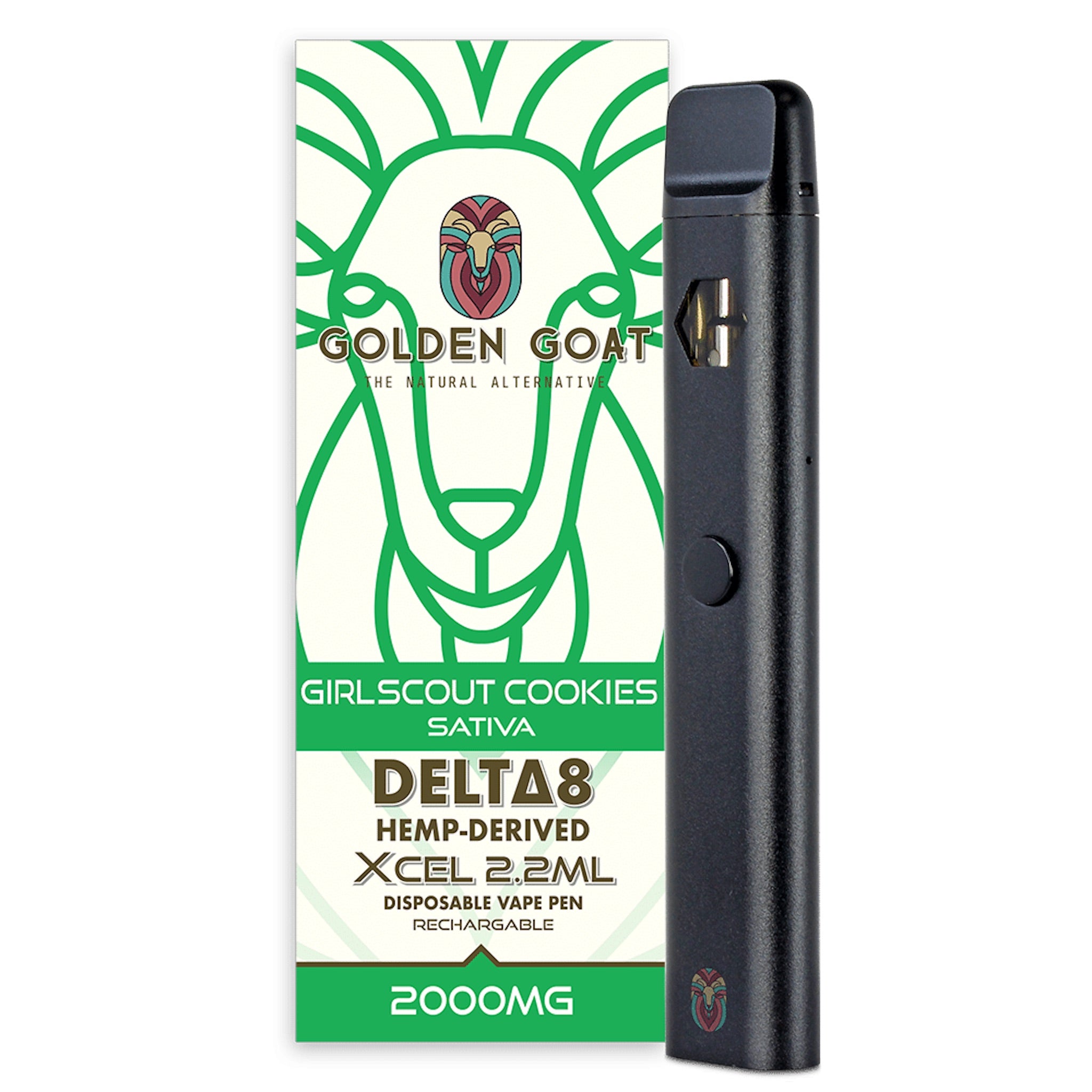 Golden Goat Delta 8 Vaporizer - 2000mg - Everything 420
