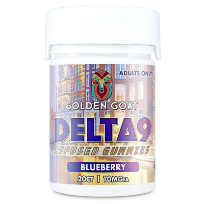Golden Goat Delta 9 Gummies - 200mg Blueberry