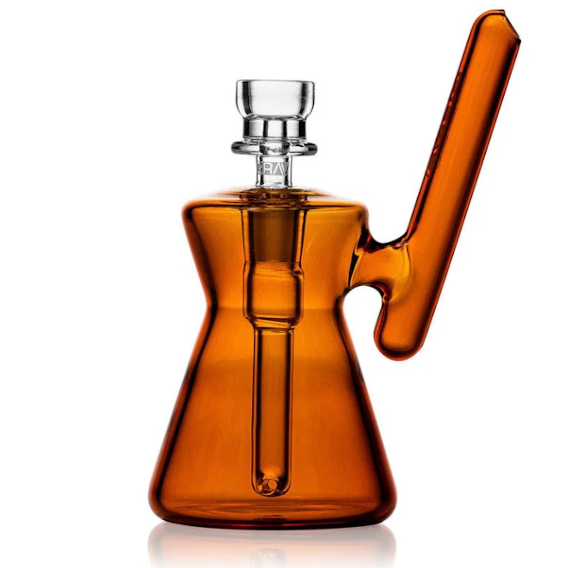 GRAV Hourglass Pocket Bubbler - 4.5in Amber