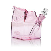 GRAV Milk Carton Bubbler - 4in Pink