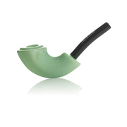 GRAV Rocker Sherlock Pipe - 6in Milky Green