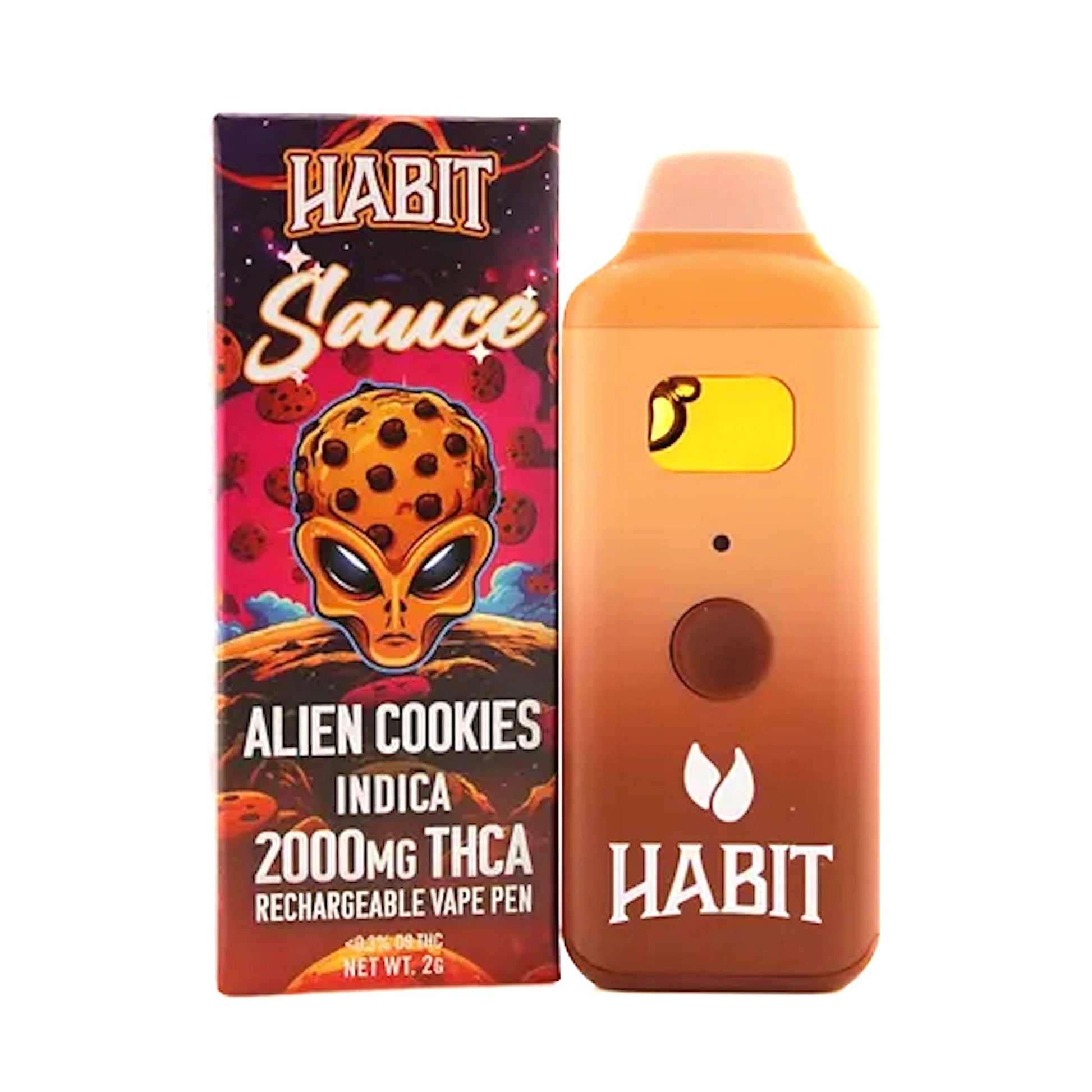 Habit Live Extract THC-A Vaporizer - 2000mg Alien Cookies (I)