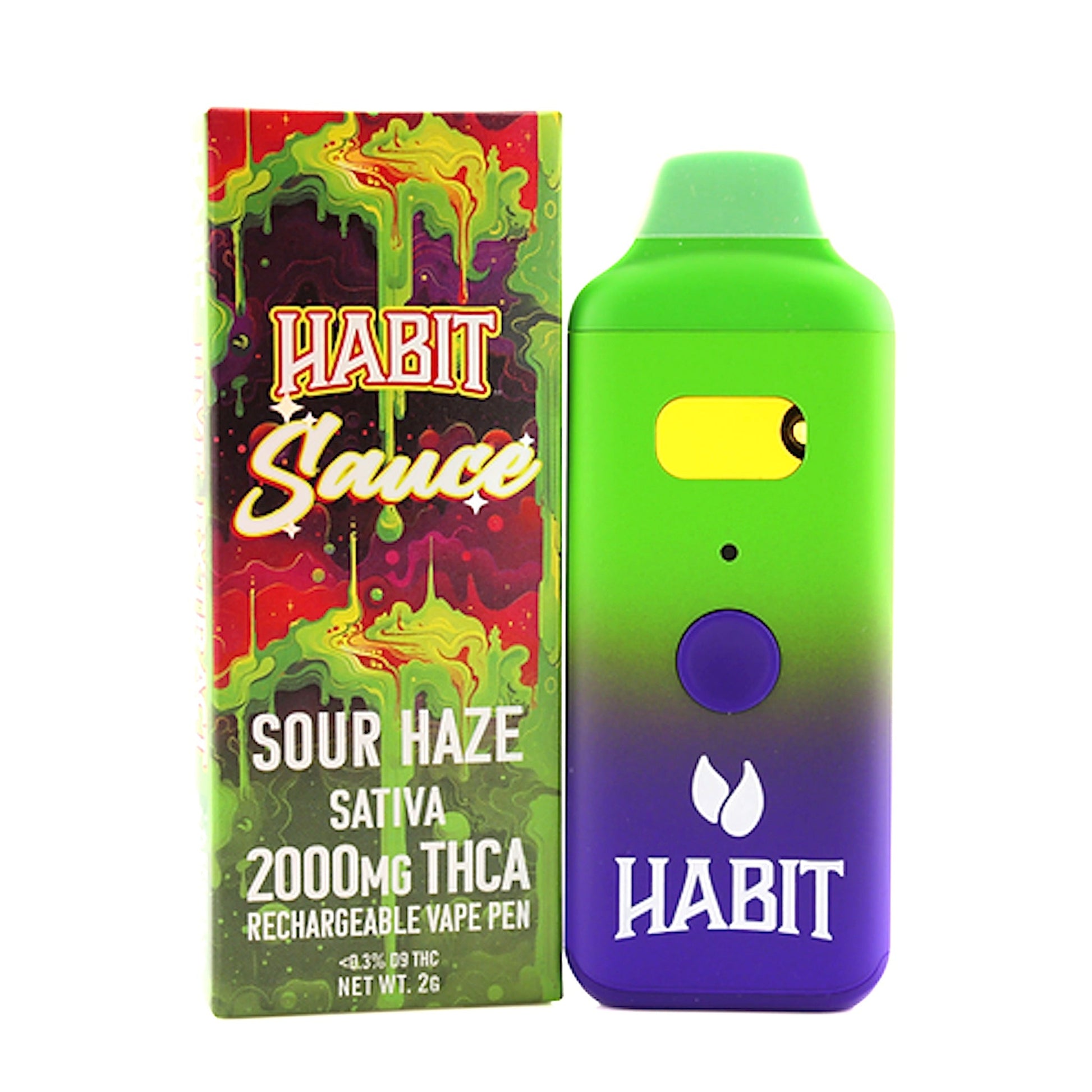 Habit Live Extract THC-A Vaporizer - 2000mg Sour Haze (S)