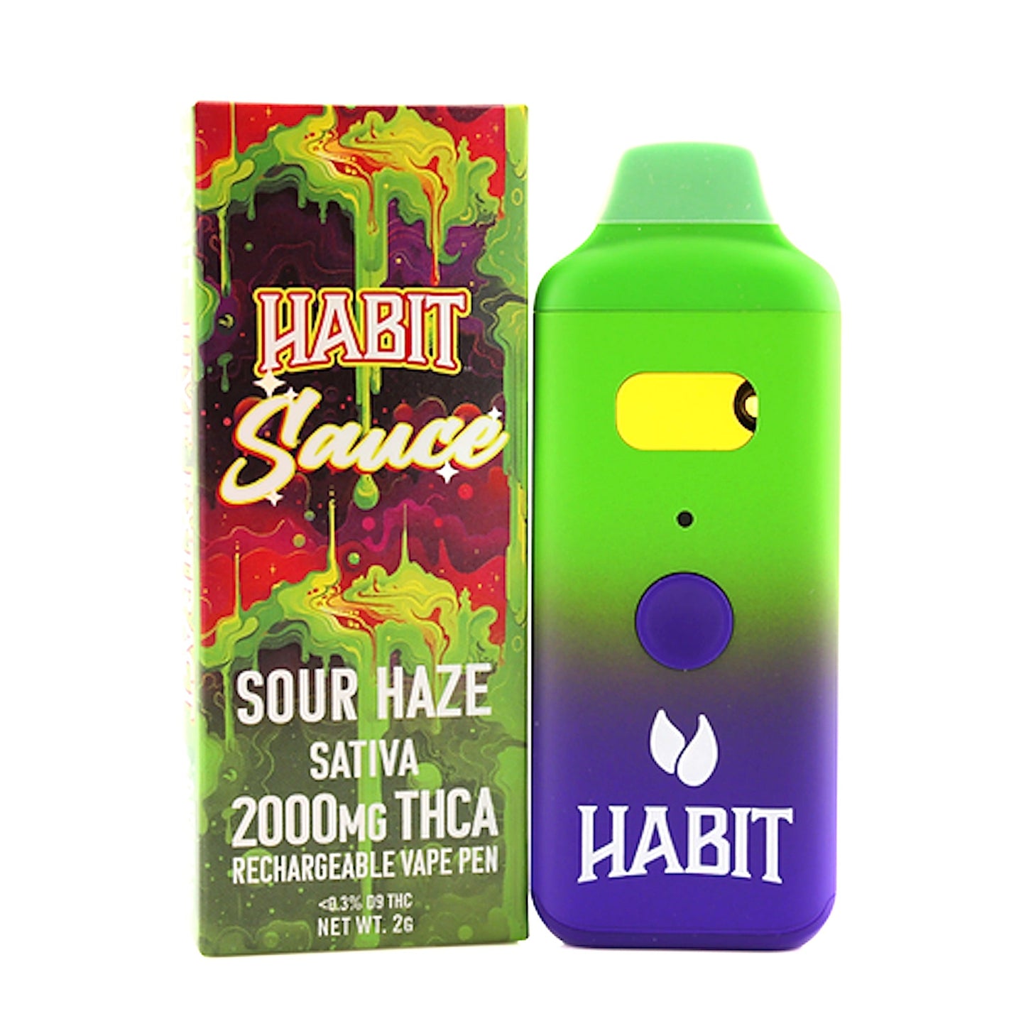 Habit Live Extract THC-A Device - 2000mg Sour Haze (S)
