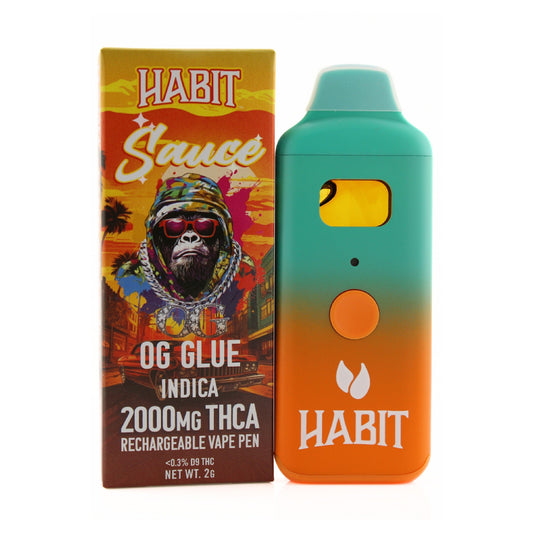 Habit Live Resin THC-A Device - 2000mg OG Glue (I) / 1 Pack