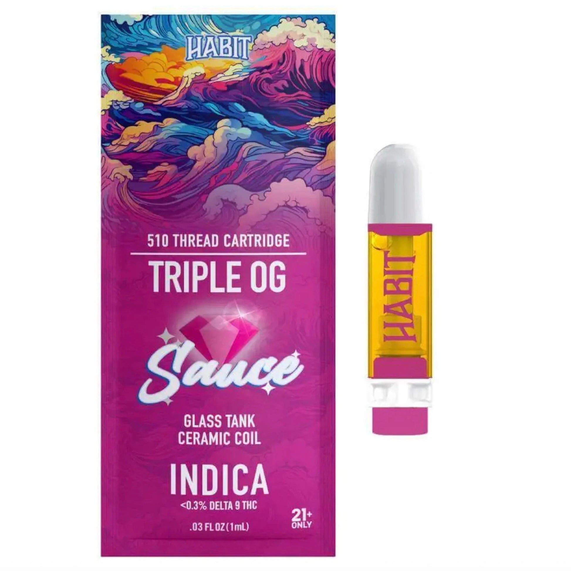 Habit Potent As F#ck THC-A Device - 1000mg Triple OG (I) / 1 Pack