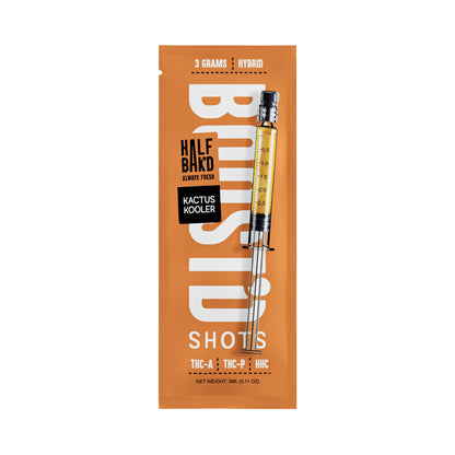 Half Bakd Boostd Hemp Infused Syringes - 3g Kactus Kooler (H)