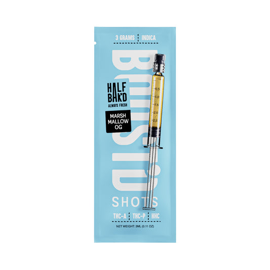 Half Bakd Boostd Hemp Infused Syringes - 3g Bubble Berry Haze (S)