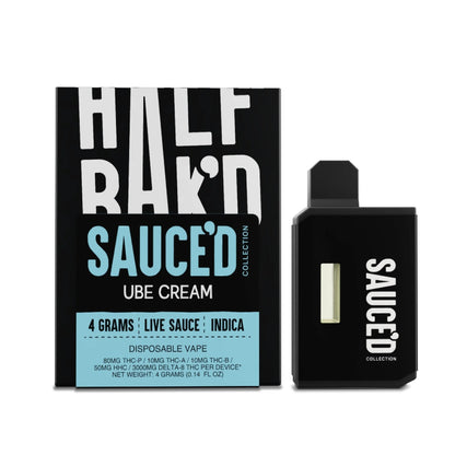 Half Bakd Live Resin THC Sauced Device - 4000mg Ube Cream (I) / 1 Pack