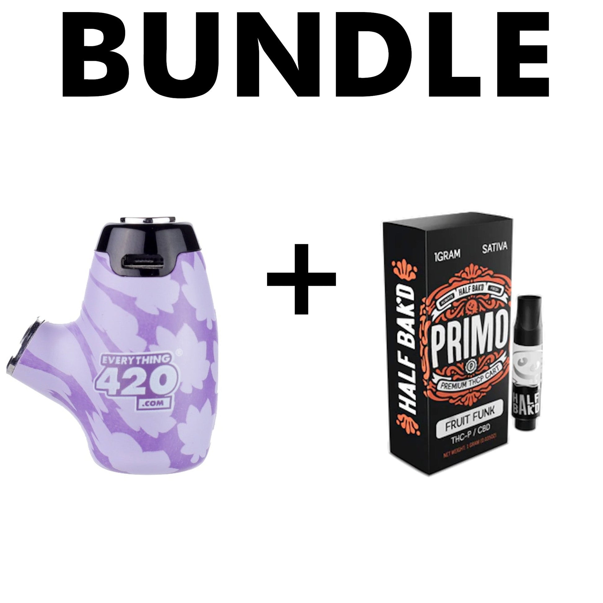 Half Bakd Primo THC-P Fruit Funk Cartridge - 1000mg - Everything 420 Half Bakd Primo THC-P Fruit Funk Cartridge - 1000mg - Everything 420