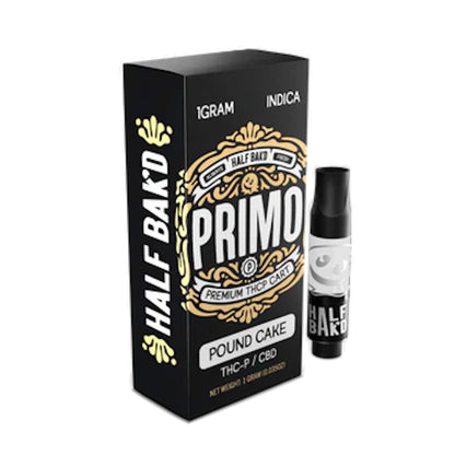 Half Bakd Primo THC-P Pound Cake Unit - 1000mg Single Cart / 1 Pack