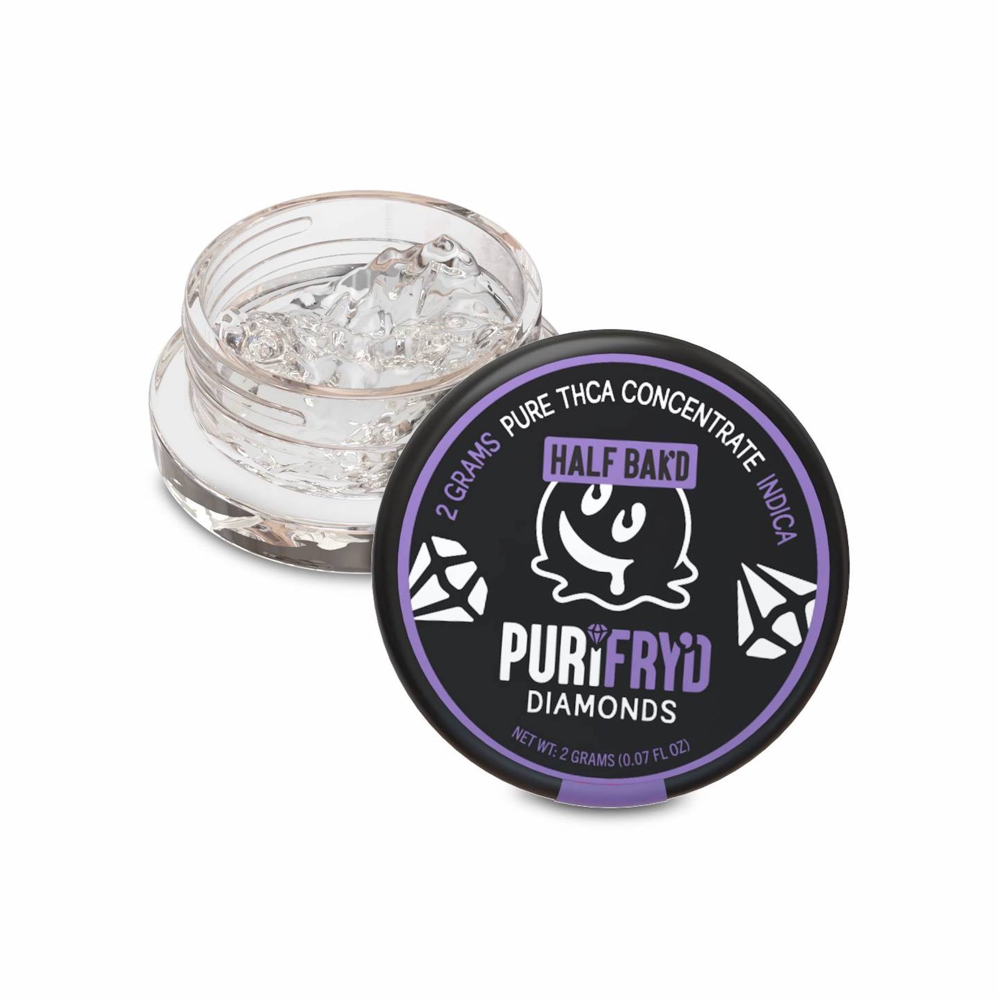Half Bakd Puri Fryd Diamond Dabs - 2000mg - Everything 420