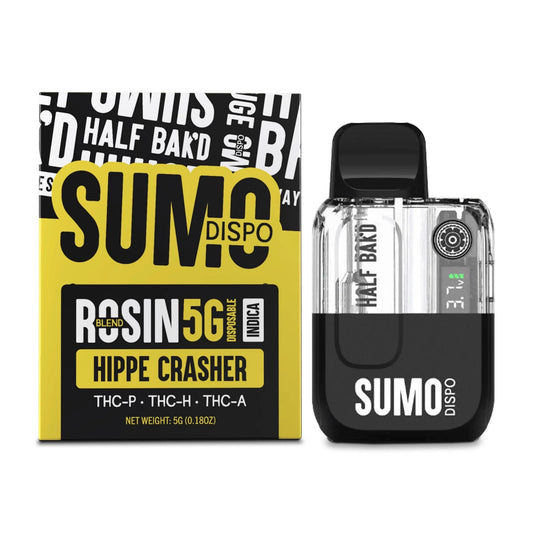 Half Bakd Rosin Blend Sumo Device - 5000mg Hippie Crusher (I) / 1 Pack