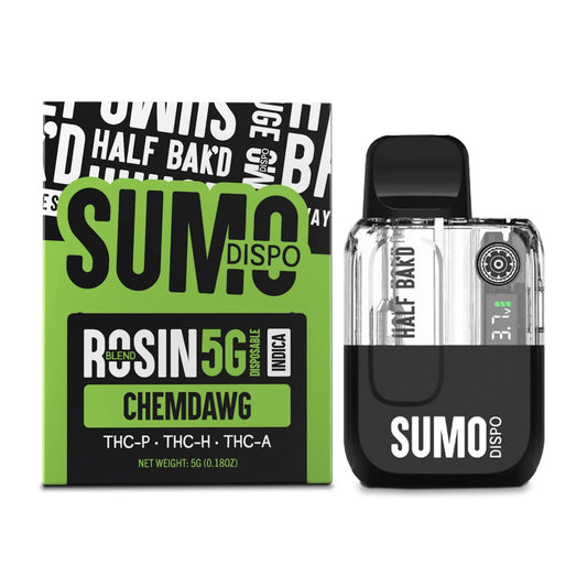 Half Bakd Rosin Blend Sumo Device - 5000mg Chemdawg (I) / 1 Pack