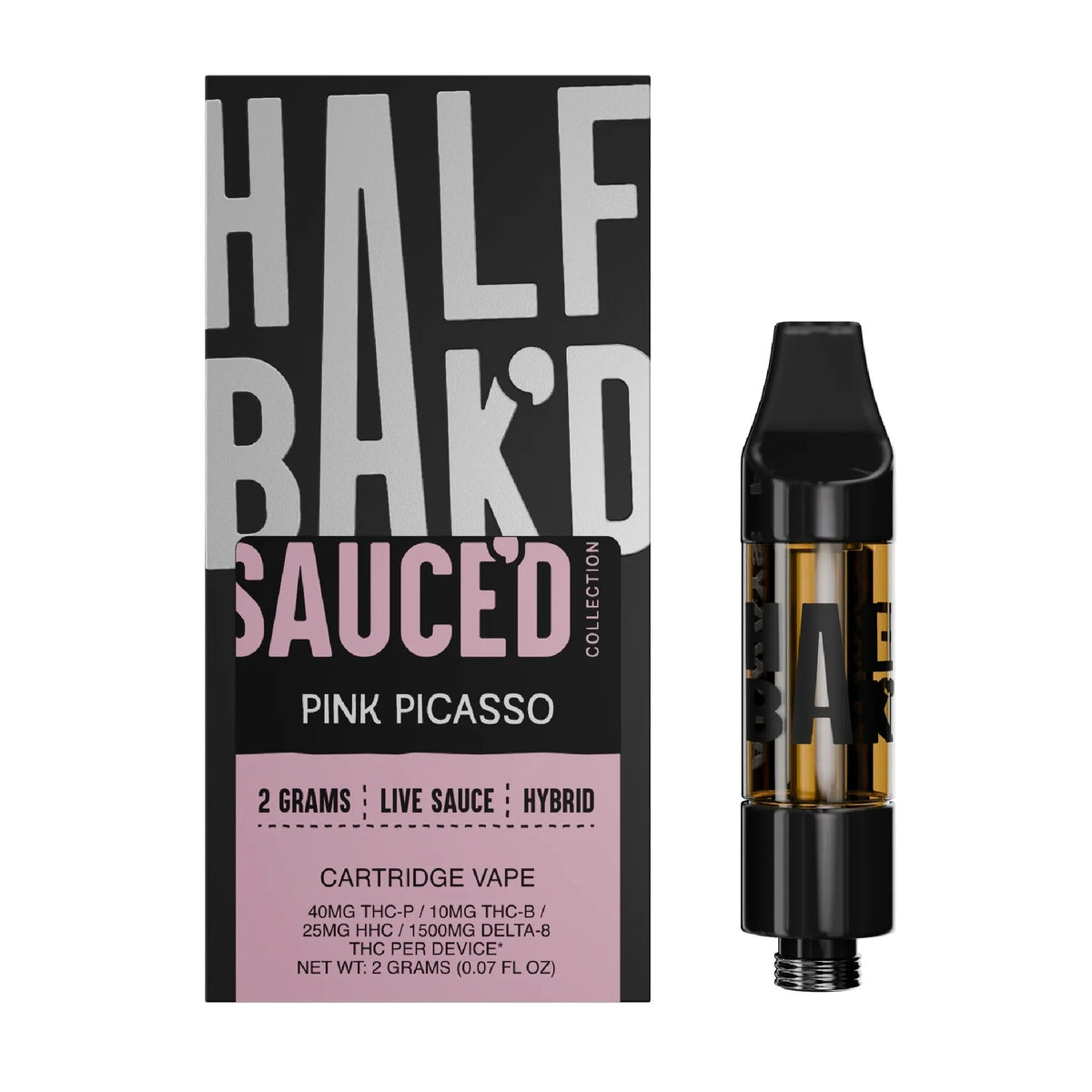Half Bakd Sauced Device - 2000mg Pink Picasso (H) / 1 Pack