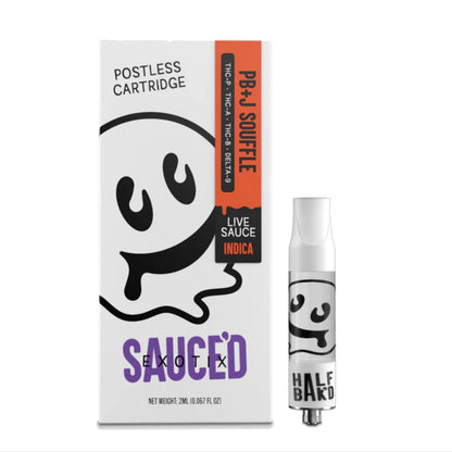 Half Bakd Sauced Exotix PBnJ Souffle Cartridge - 2000mg