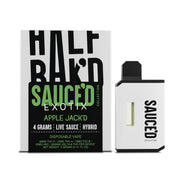 Half Bakd Sauced Exotix THC-P Device - 4000mg Apple Jack'd (H) / 1 Pack