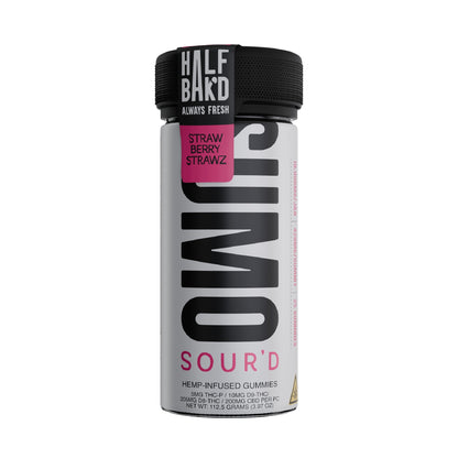 Half Bakd SourD Sumo THC Gummies - 10.000mg Strawberry Strawz