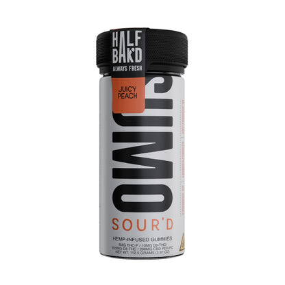 Half Bakd SourD Sumo THC Gummies - 10.000mg Juicy Peach
