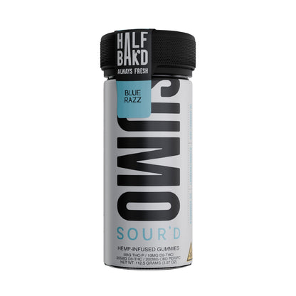 Half Bakd SourD Sumo THC Gummies - 10.000mg Blue Razz