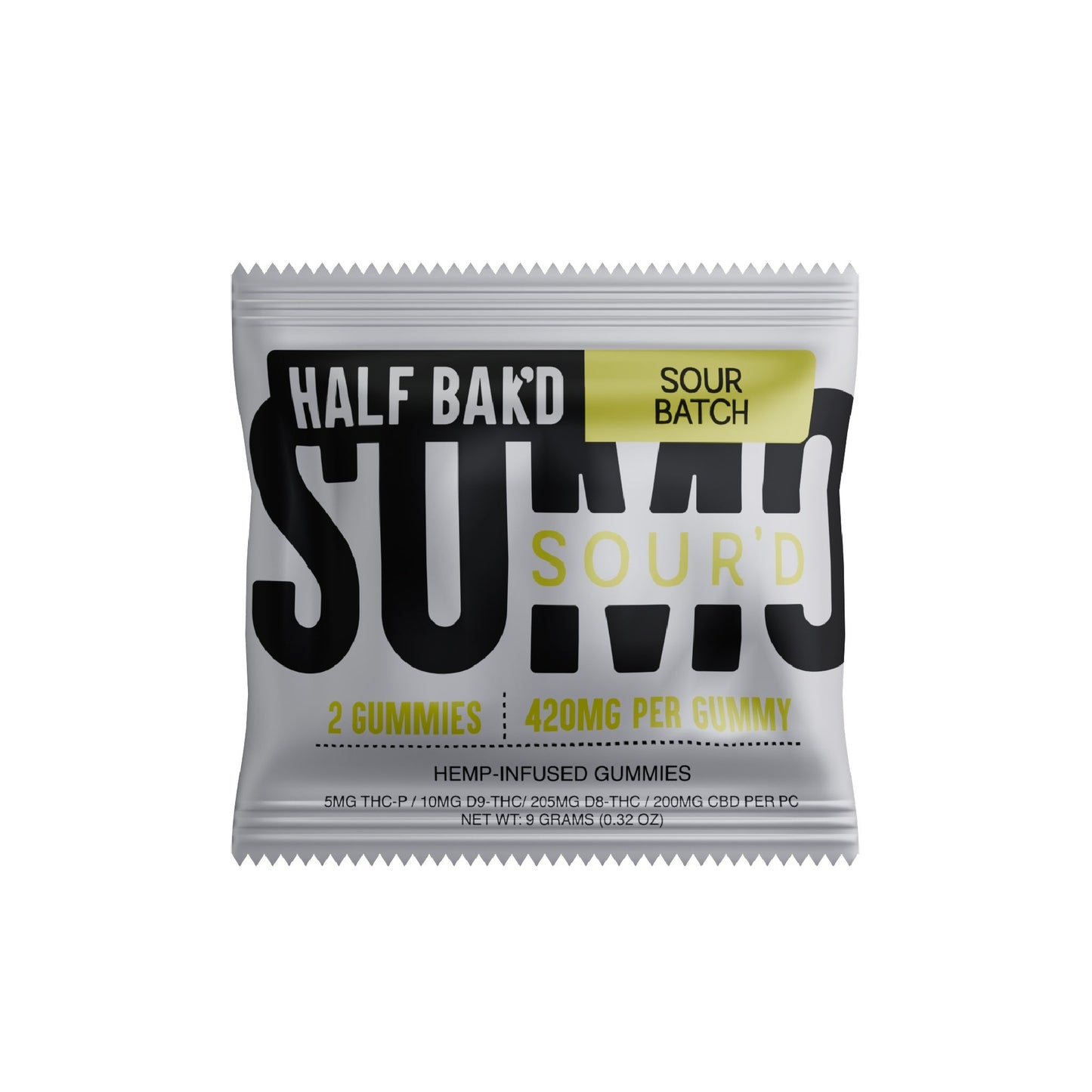 Half Bakd SourD Sumo THC Gummies - 2000mg Sour Batch