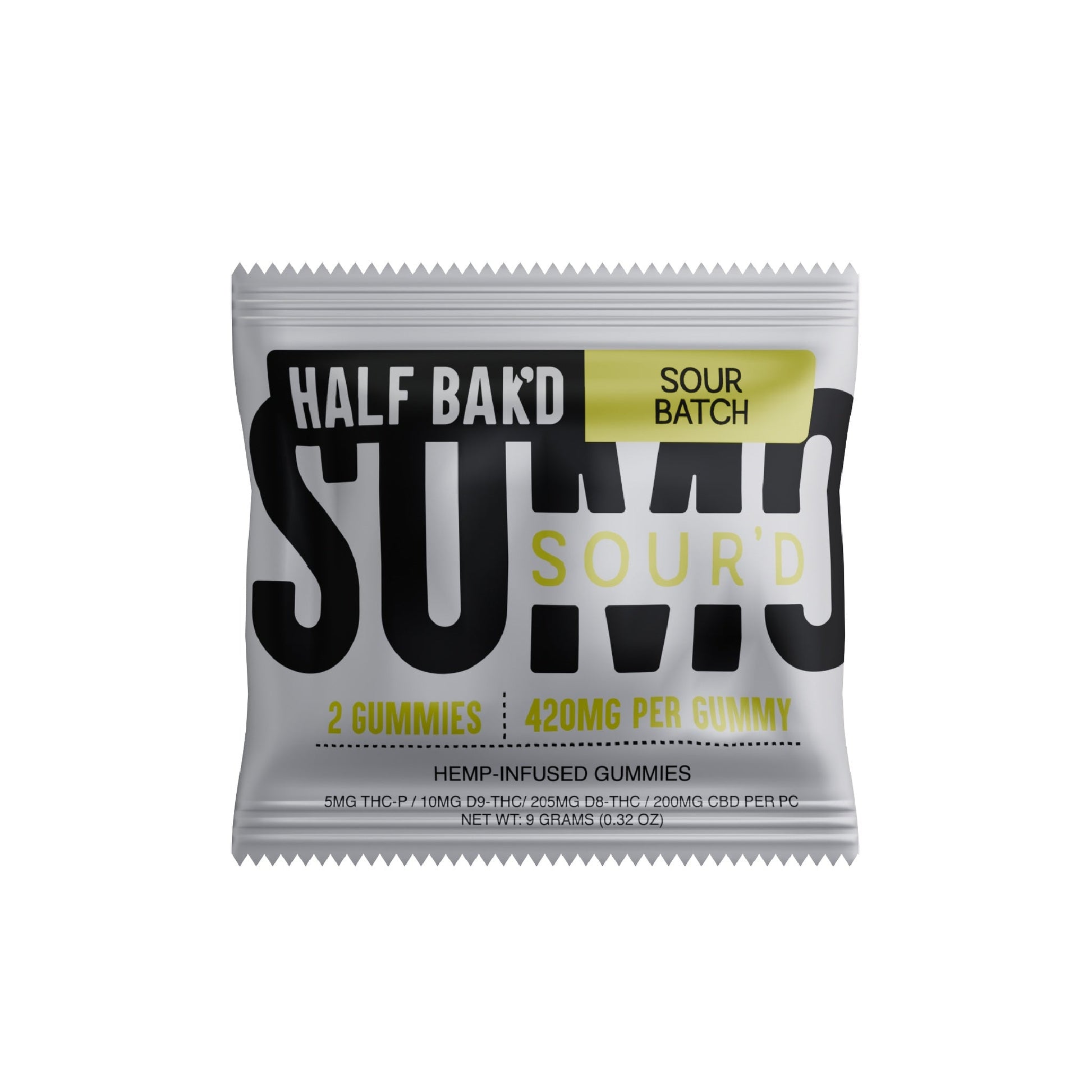 Half Bakd SourD Sumo THC Gummies - 2000mg Sour Batch