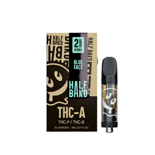 Half Bakd THC-A Cartridge - 2000mg Blue Face / Single Cart
