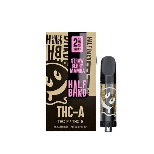 Half Bakd THC-A Cartridge - 2000mg Strawberry Mamba