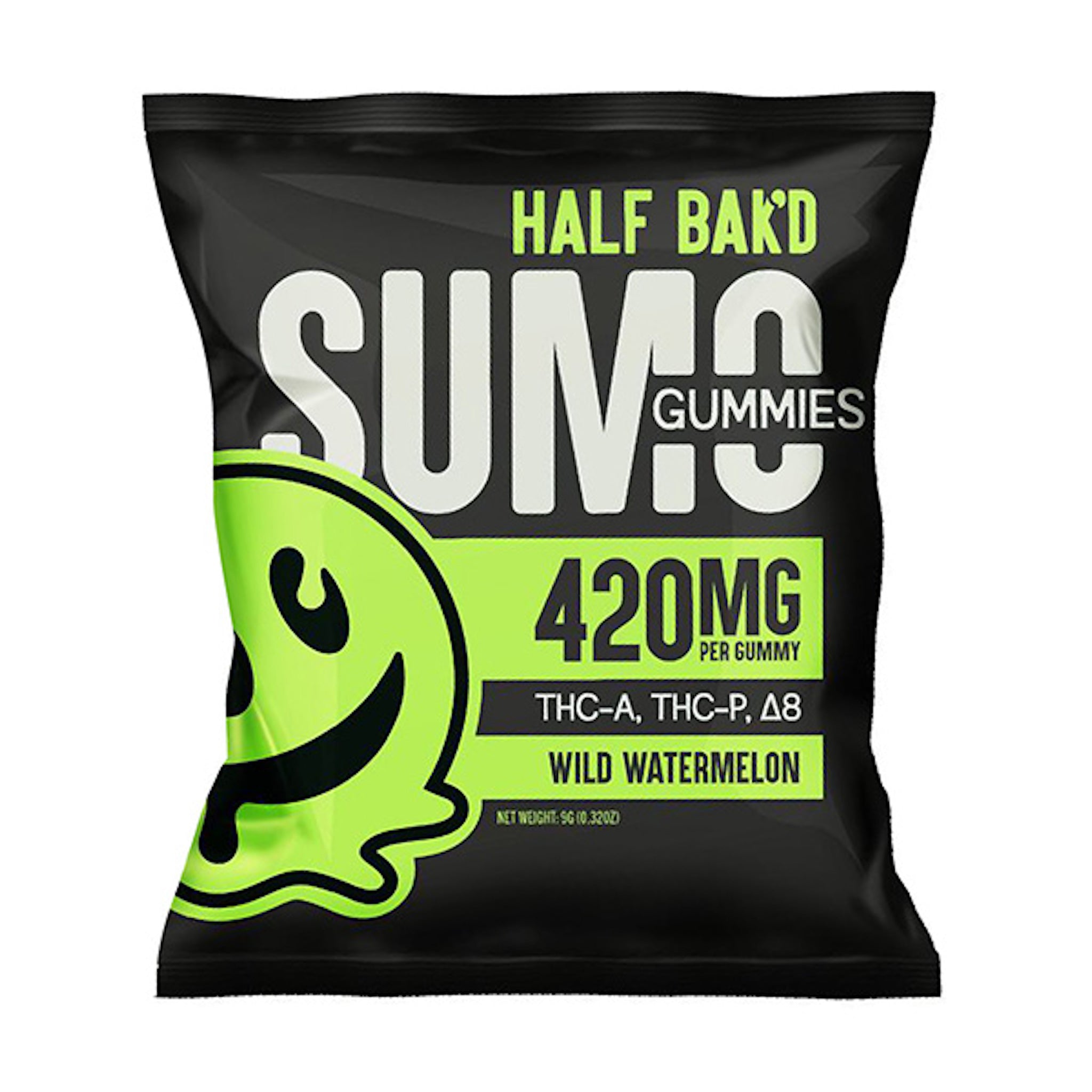 Half Bakd THC-A + Delta 9 Sumo Gummies - 2ct - Everything 420