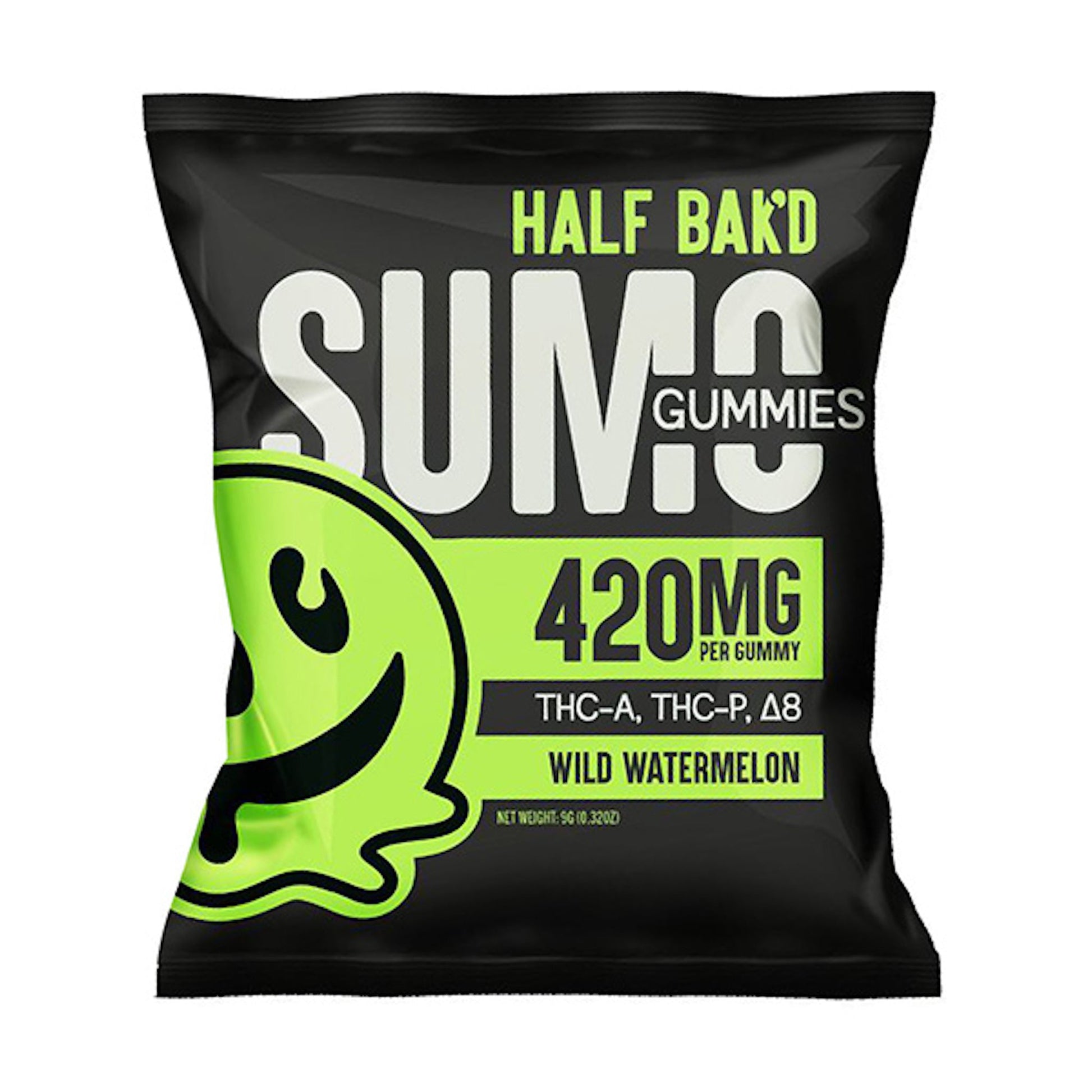 Half Bakd THC-A + Delta 9 Sumo Gummies - 2ct