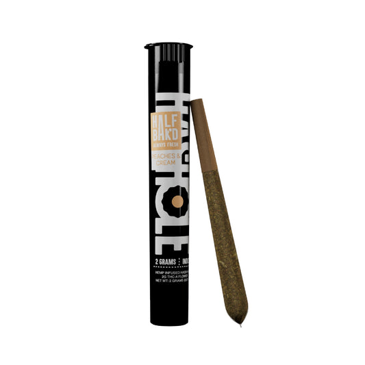 Half Bakd THC-A Hash Holes - 2g Peaches & Cream (H)