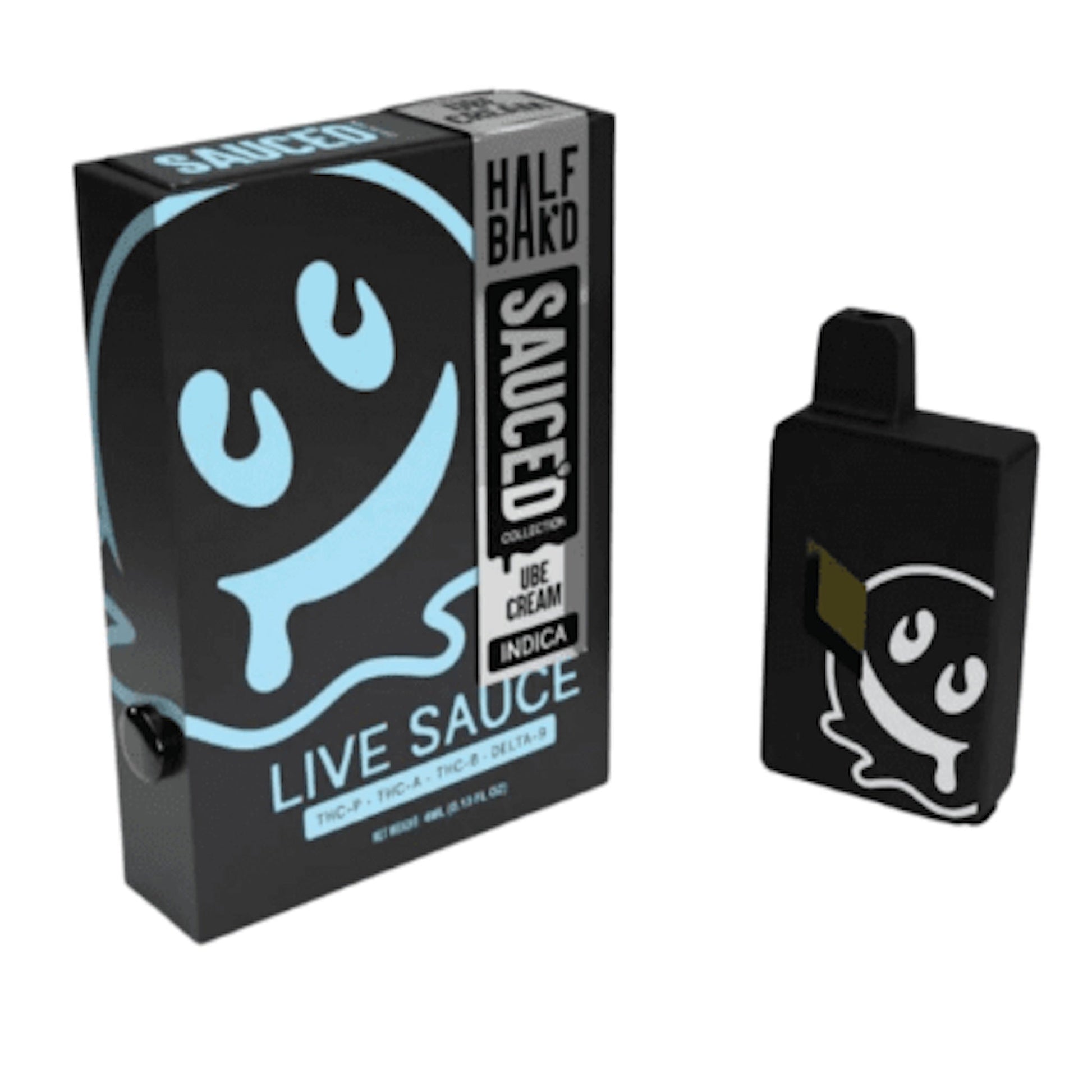 Half Bakd THC-A Sauced Vaporizer - 4000mg Ube Cream