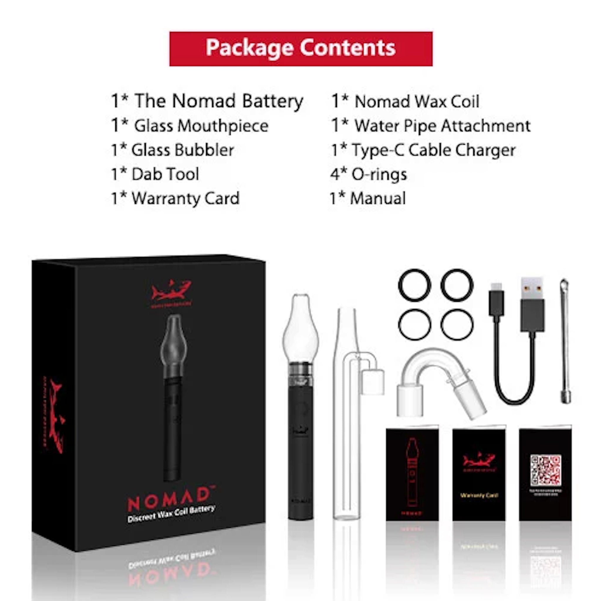 Hamilton Nomad Wax Pen Vaporizer - Everything 420