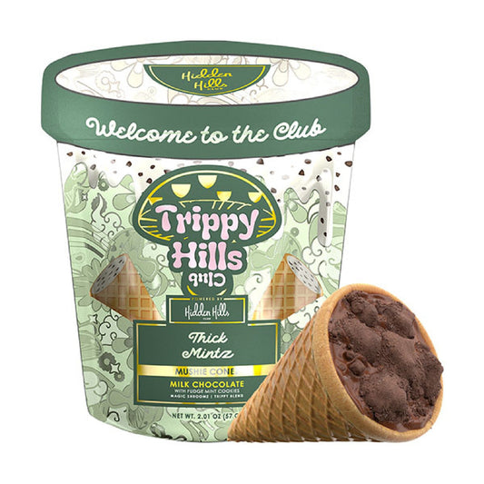 Hidden Hills Clubs Trippy Hills Mushie Conez - 2ct Thick Mintz
