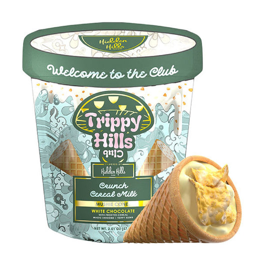 Hidden Hills Clubs Trippy Hills Mushie Conez - 2ct Crunch Cereal Milk