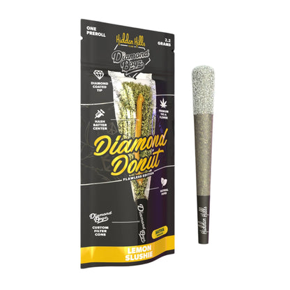 Hidden Hills Diamond Boyz Diamond Donut Pre-Roll - 2.2g Lemon Slushie (S)
