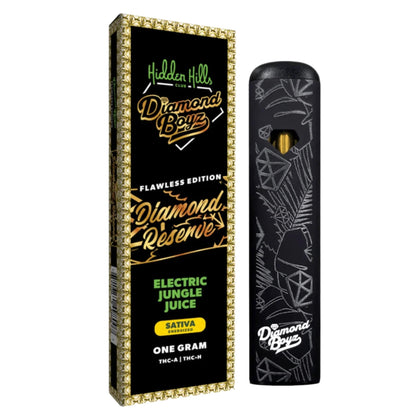 Hidden Hills Diamond Reserve THC-A + THC-H Device- 1000mg Electric Jungle Juice (S)