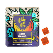 Hidden Hills Limited Edition Ultra Potent THC Gummies (2pk) - 1000mg Sour Mango