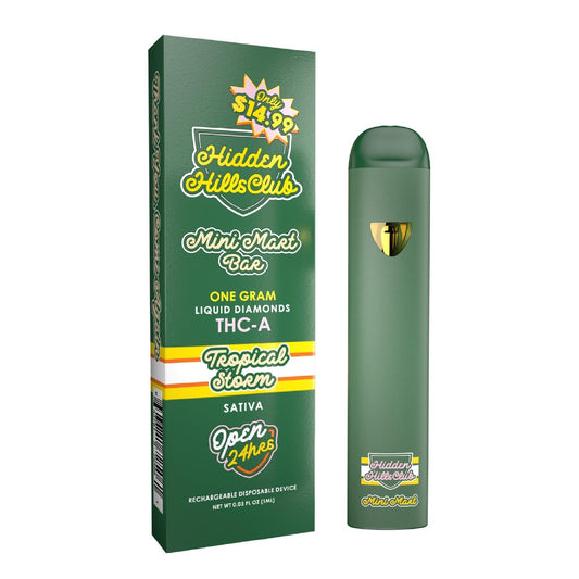 Hidden Hills Liquid Diamonds THC-A Mini Mart Device - 1000mg Tropical Storm (I)