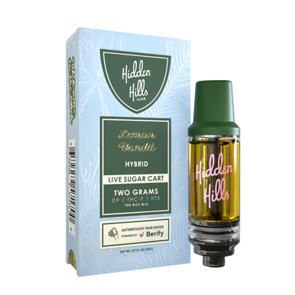 Hidden Hills Live Sugar Lemon Bandit Cartridge - 2000mg