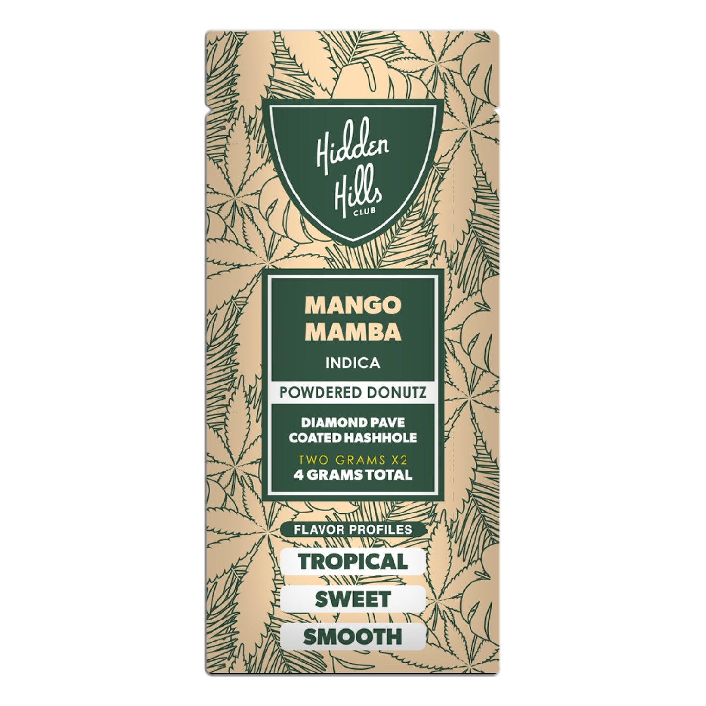 Hidden Hills Powdered Donuts Diamond Pave THC-A Hashholes - 4g Mango Mamba (I)