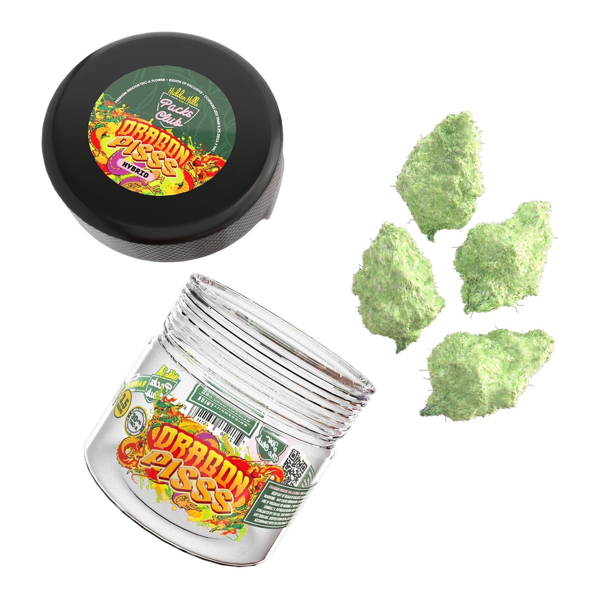 Hidden Hills Rainbow Rocks Dragon Piss THC-A Flower - 3.5g